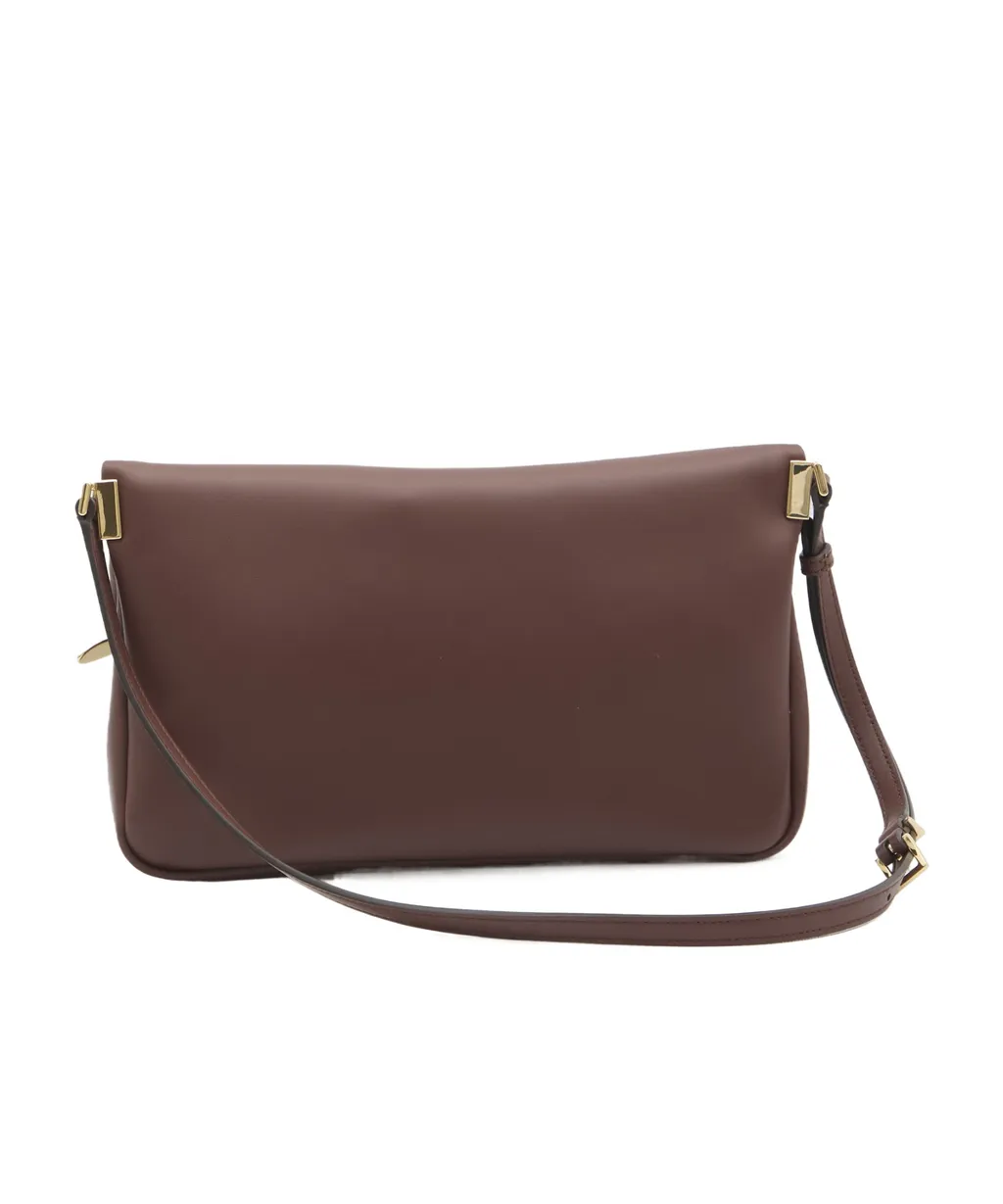 Logo Debossed Flap Bag