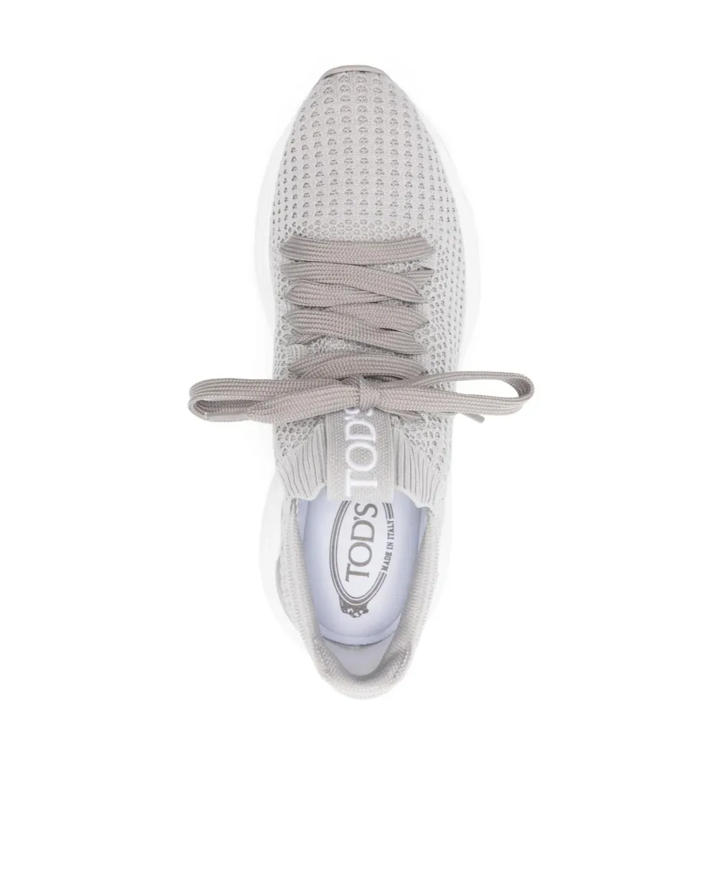 Logo Embossed Lace-Up Sneakers