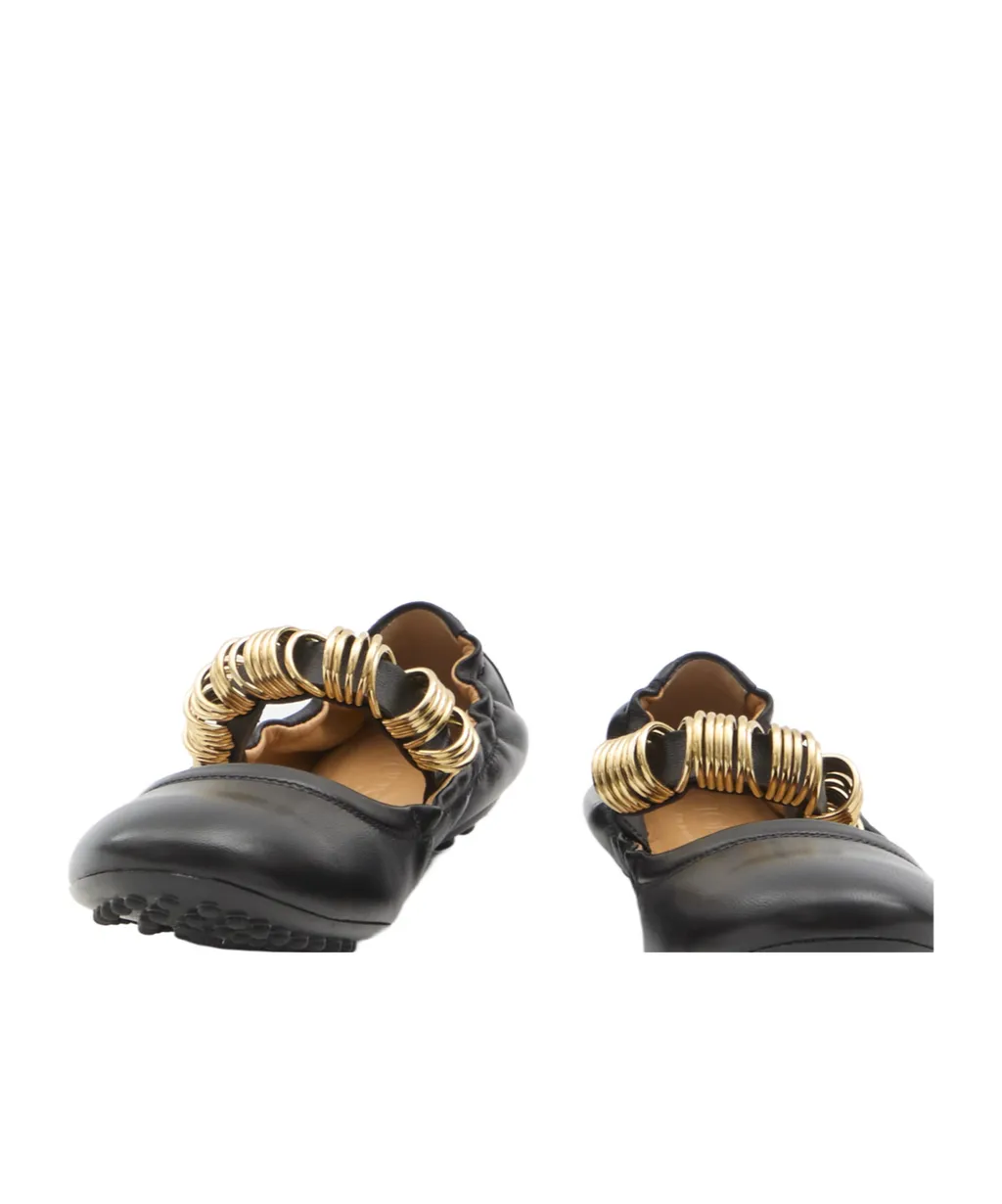 Ring Embellished Ballerinas