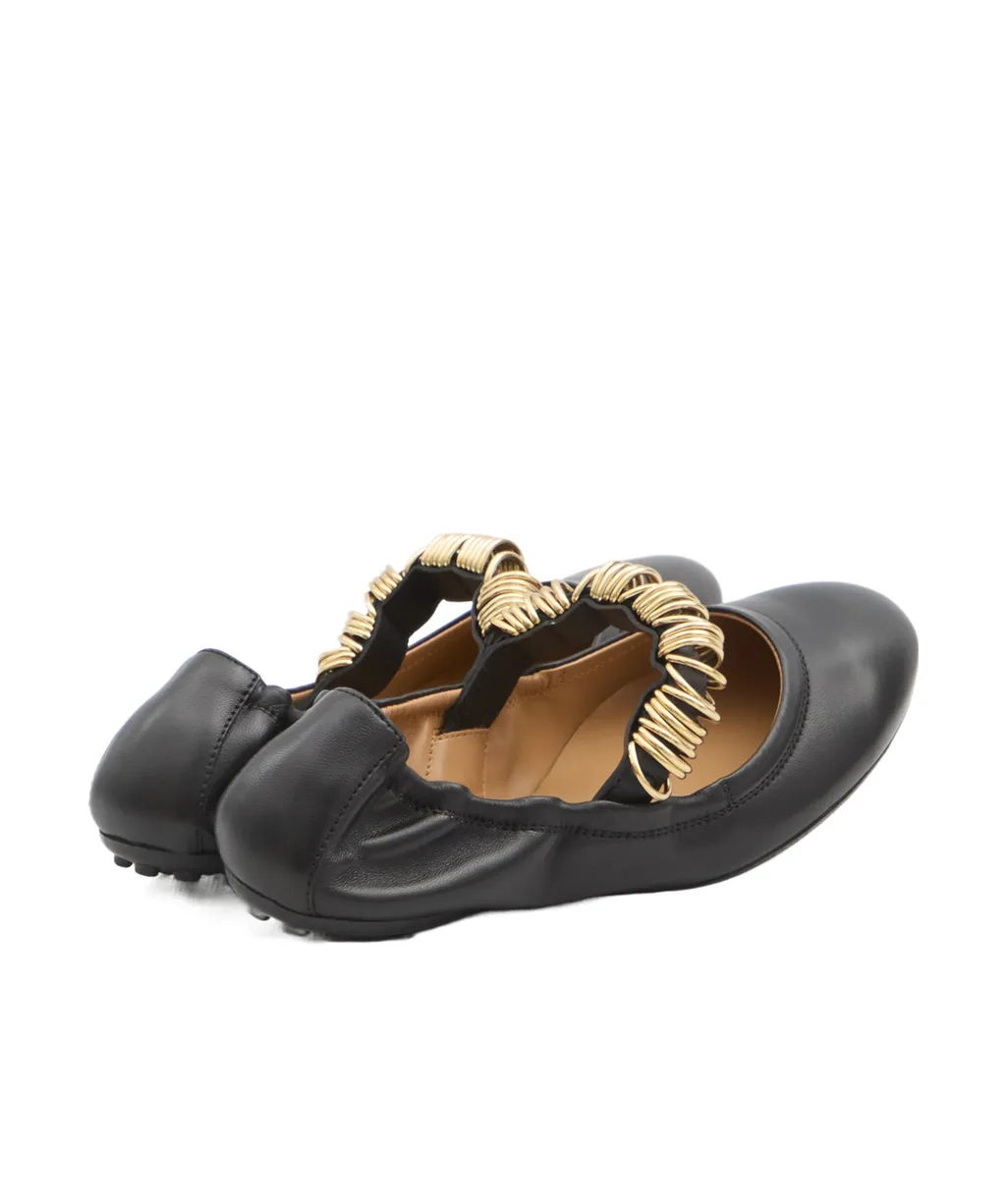 Ring Embellished Ballerinas