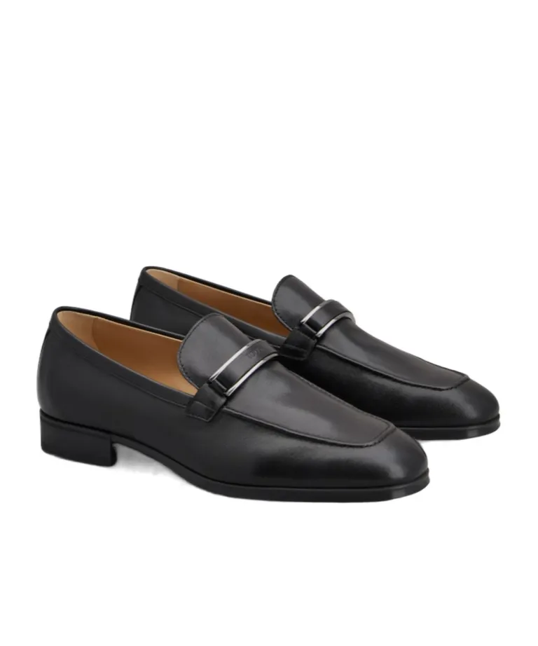 Logo Debossed Loafers
