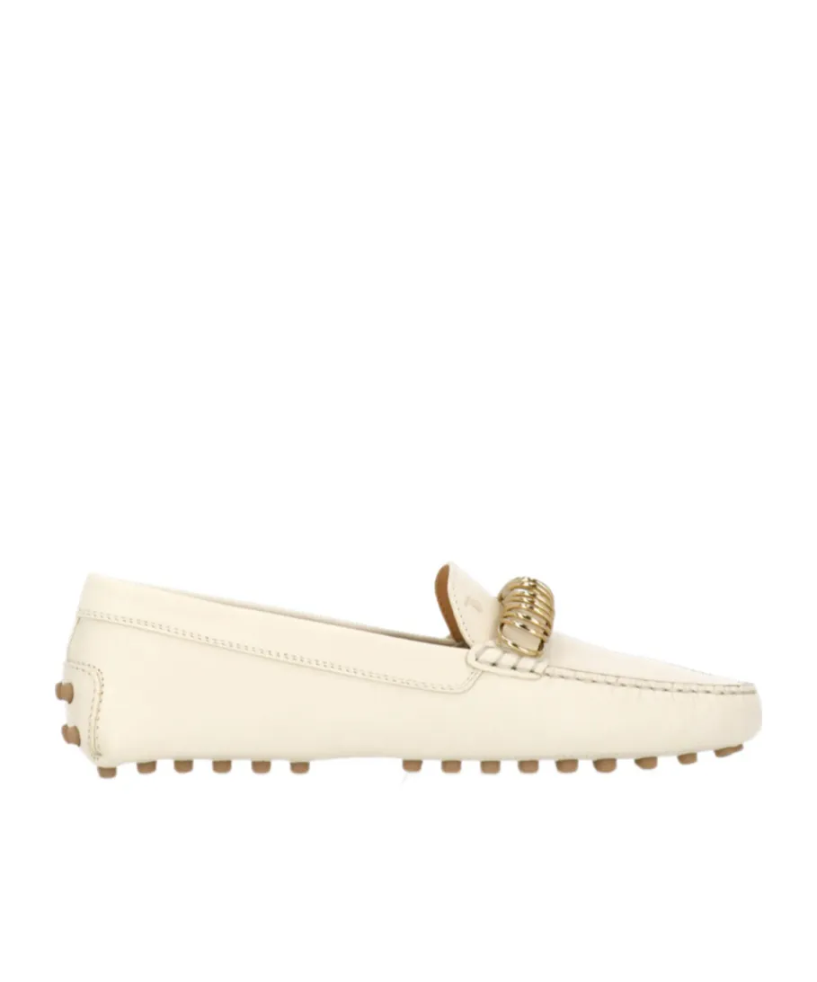 Ring Embellished Loafers