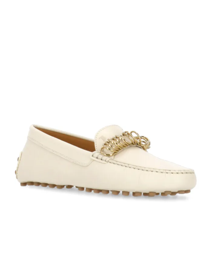 Ring Embellished Loafers