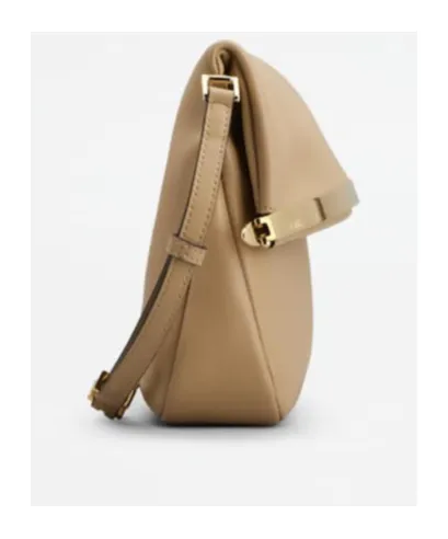 Logo Debossed Flap Bag