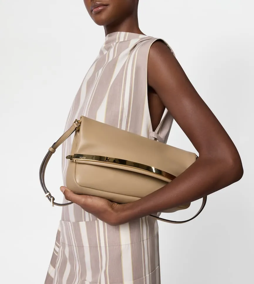 Logo Debossed Flap Bag