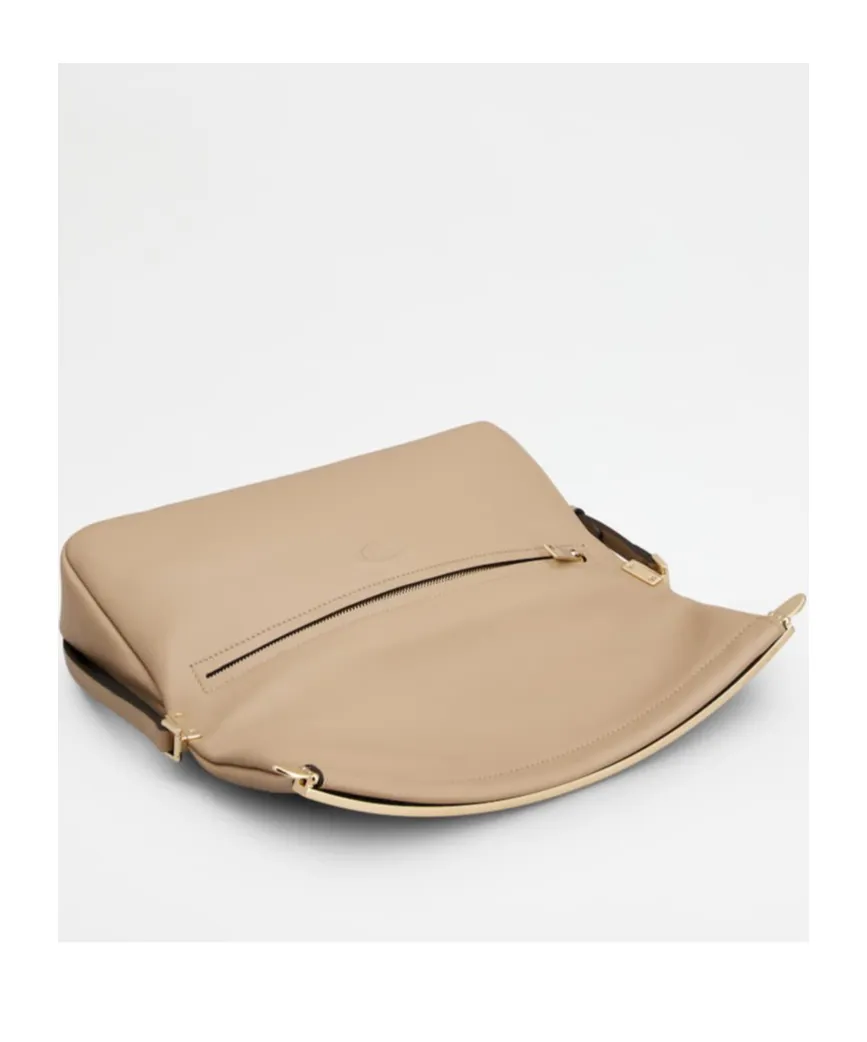 Logo Debossed Flap Bag