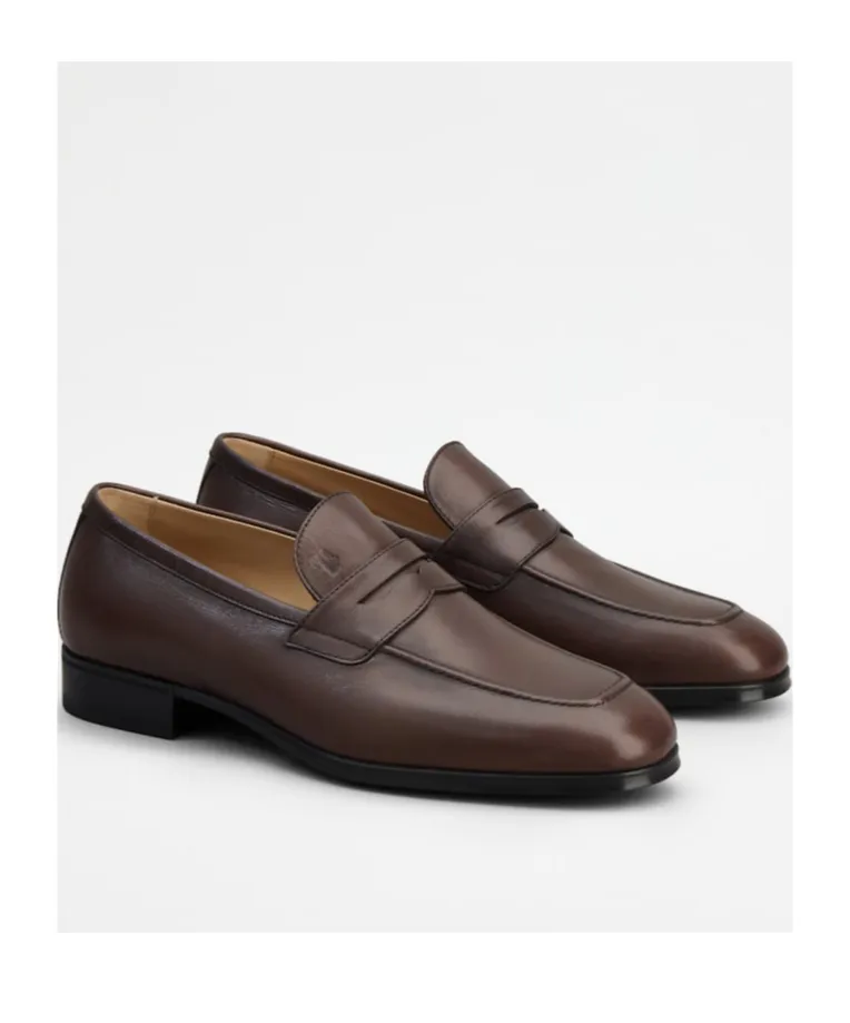 Round Head Loafer Shoes