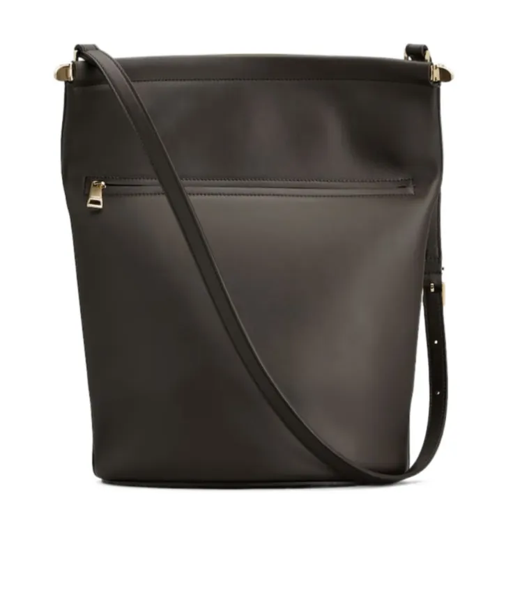 Logo Embossed Bucket Bag