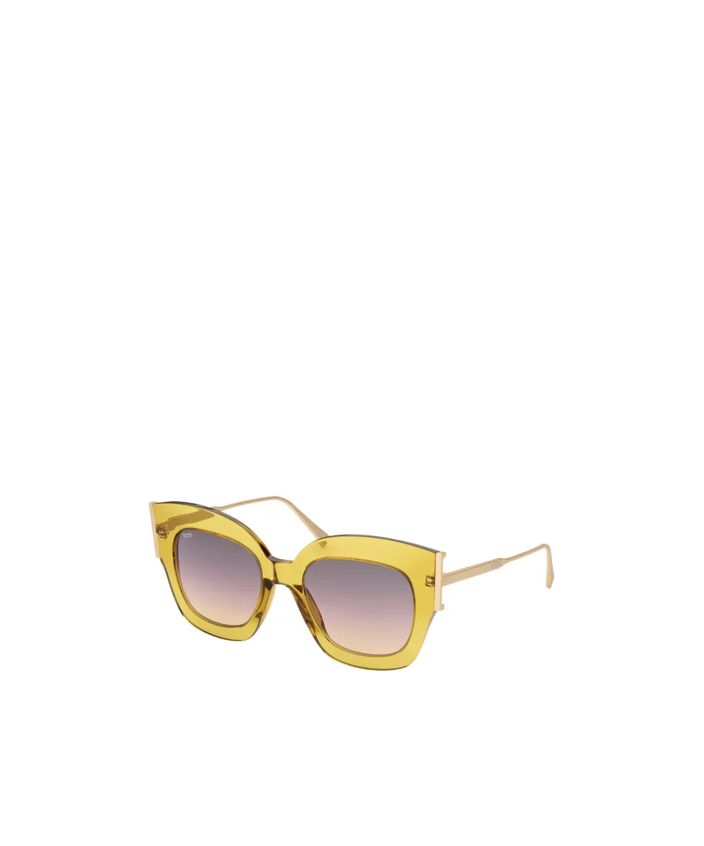 Geometric Frame Sunglasses