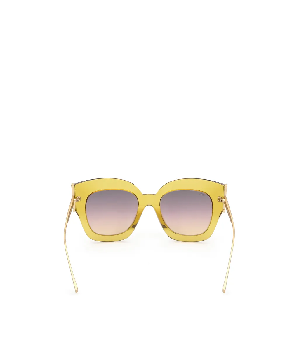 Geometric Frame Sunglasses
