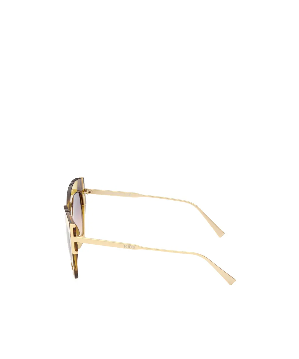 Geometric Frame Sunglasses