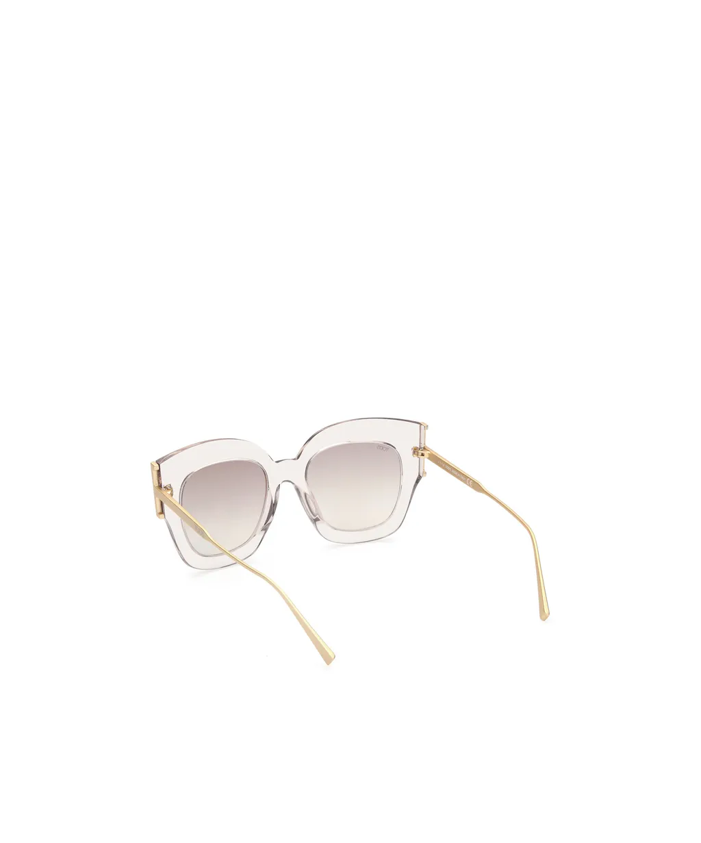 Geometric Frame Sunglasses