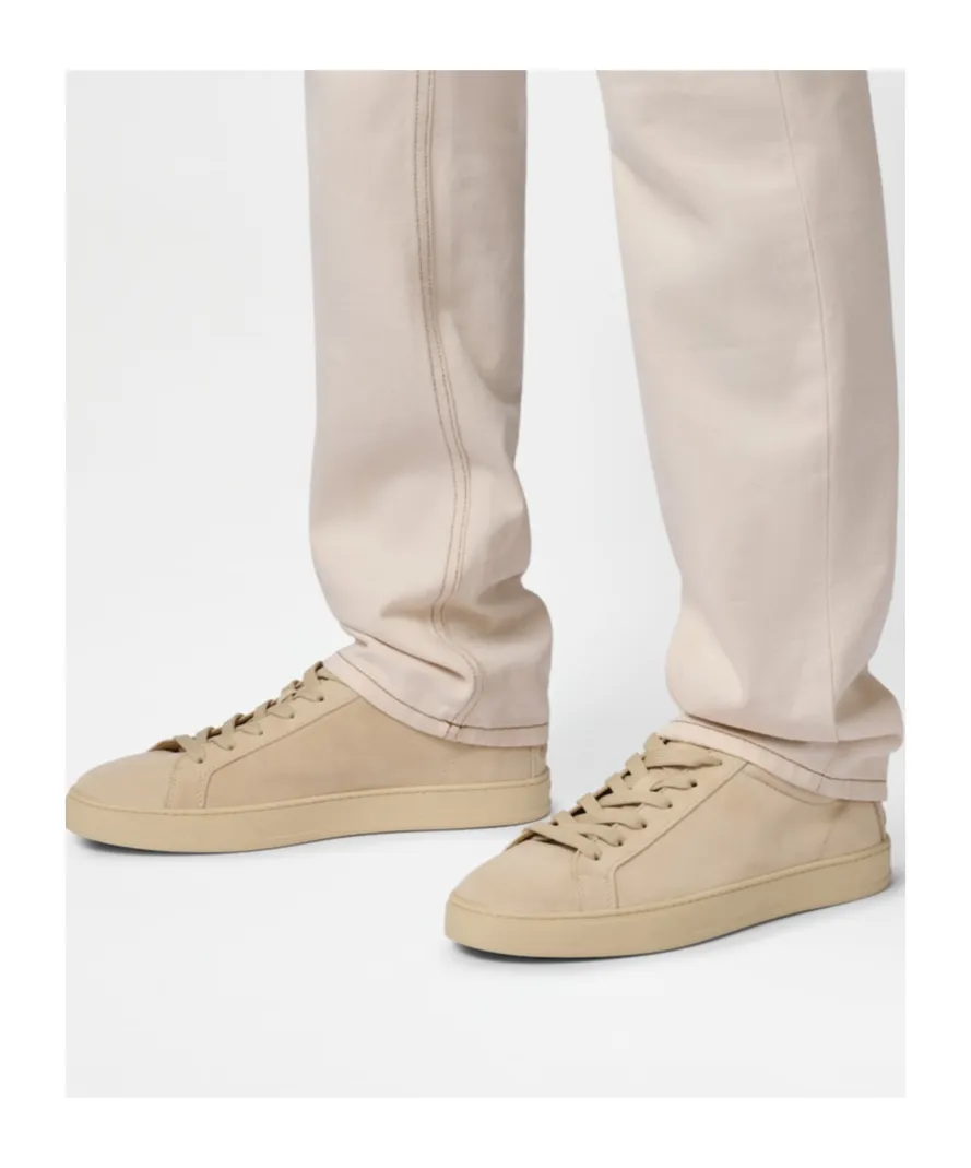 Logo Printed Round Toe Sneakers