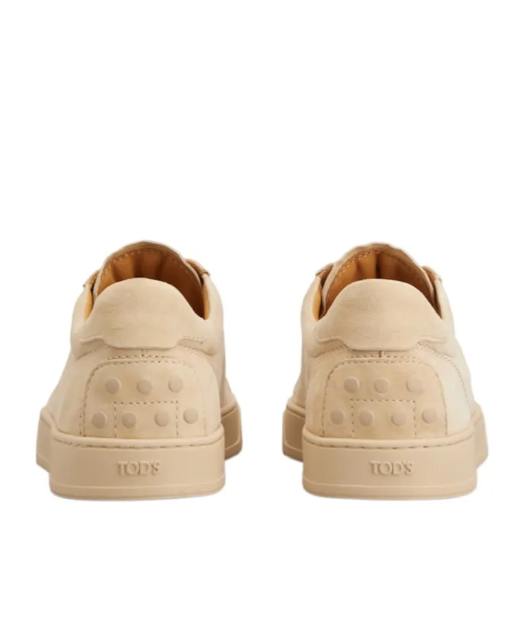 Logo Printed Round Toe Sneakers