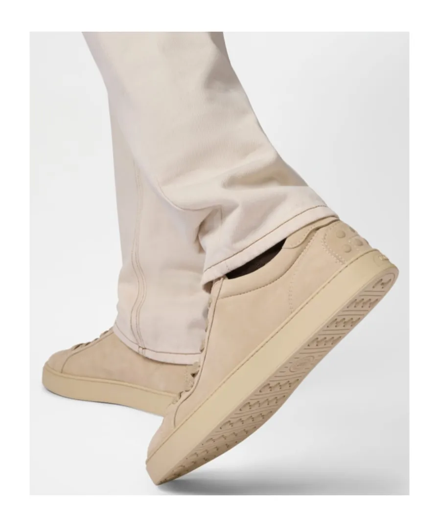Logo Printed Round Toe Sneakers