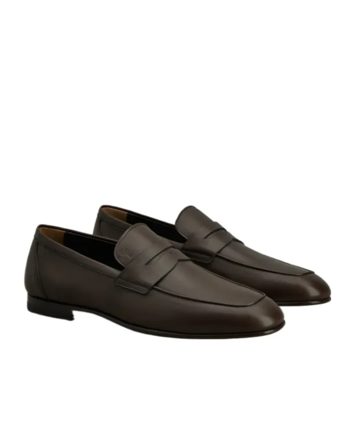 Round Toe Slip-On Loafers