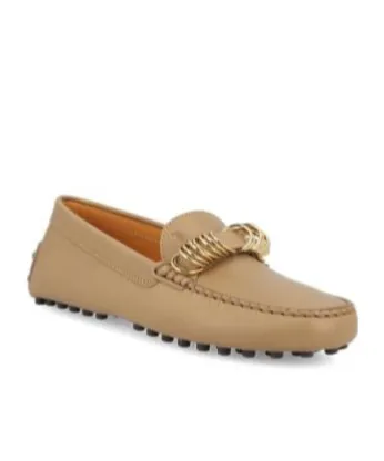 Ring Embellished Loafers