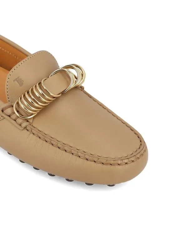 Ring Embellished Loafers