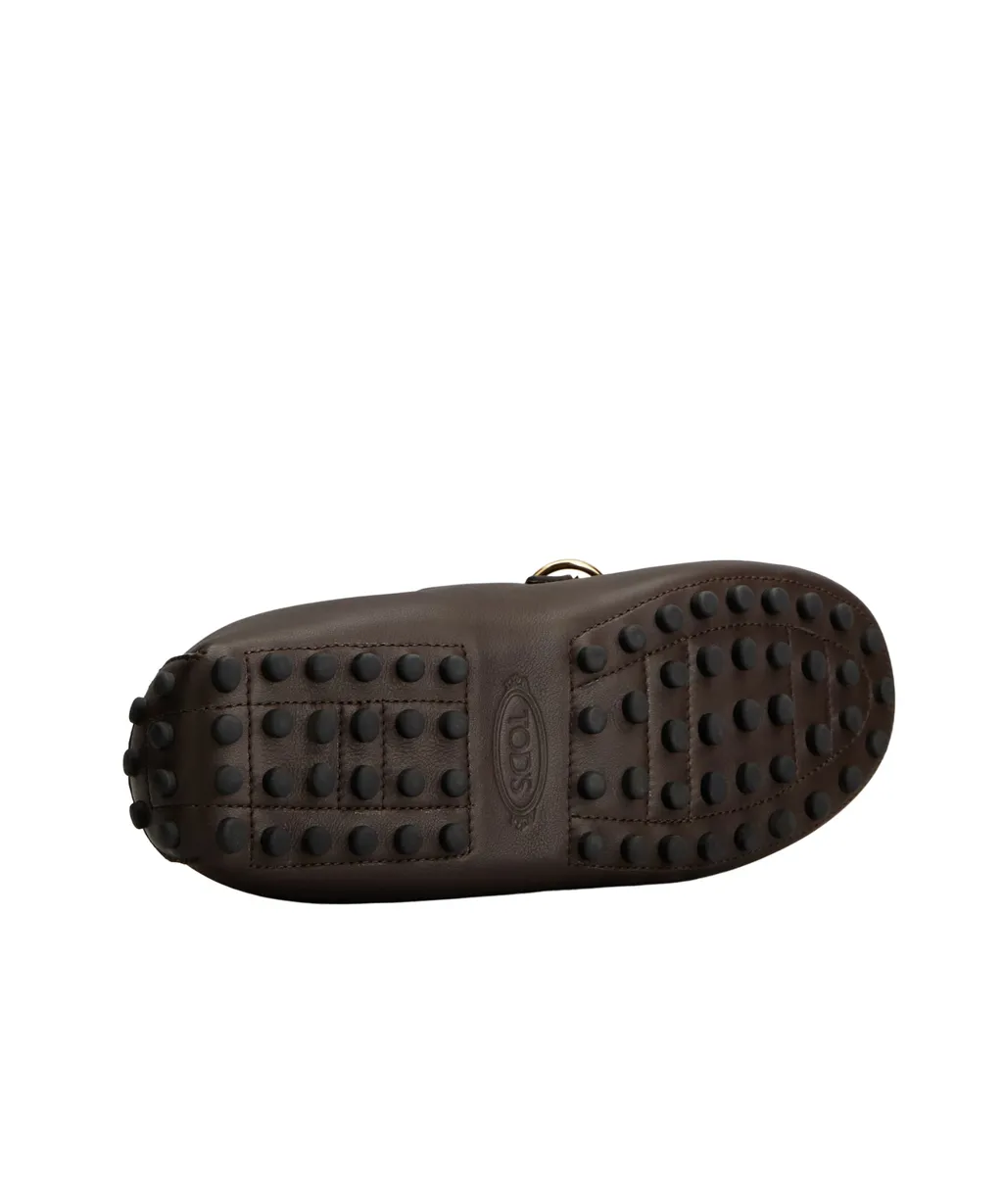 Ring Embellished Slip-On Loafers
