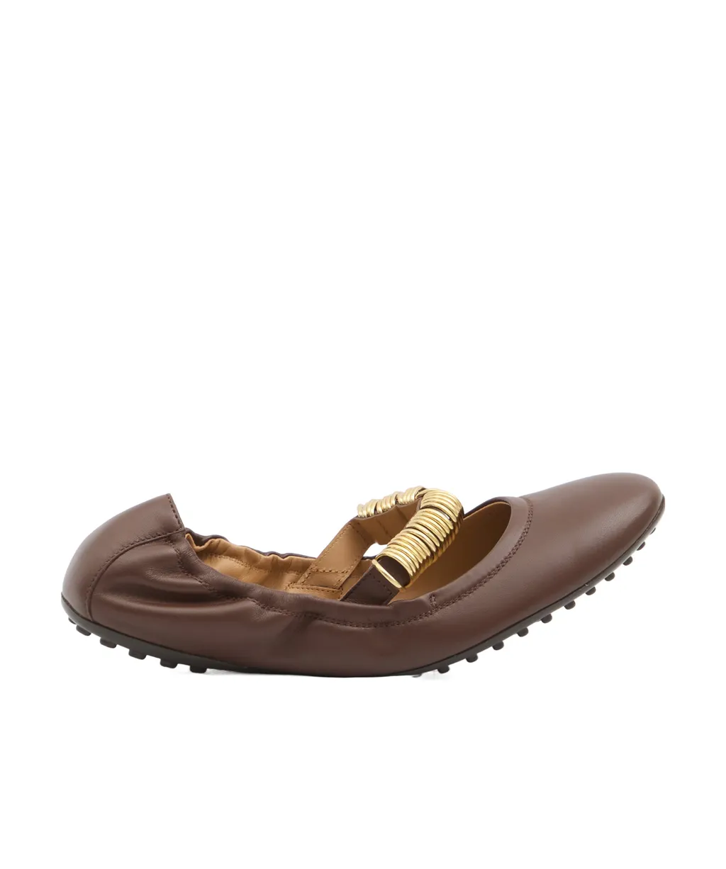 Ring Embellished Ballerinas