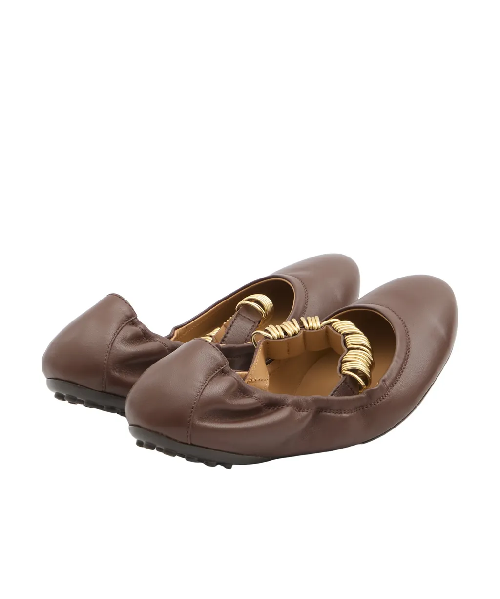 Ring Embellished Ballerinas