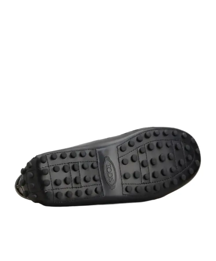 Logo Engraved Perforated Loafers