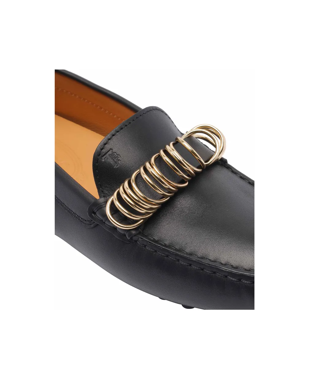 Ring Embellished Loafers