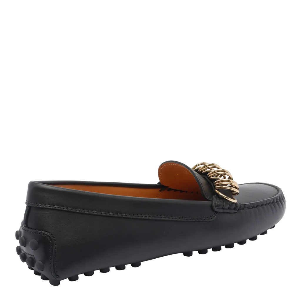 Ring Embellished Loafers