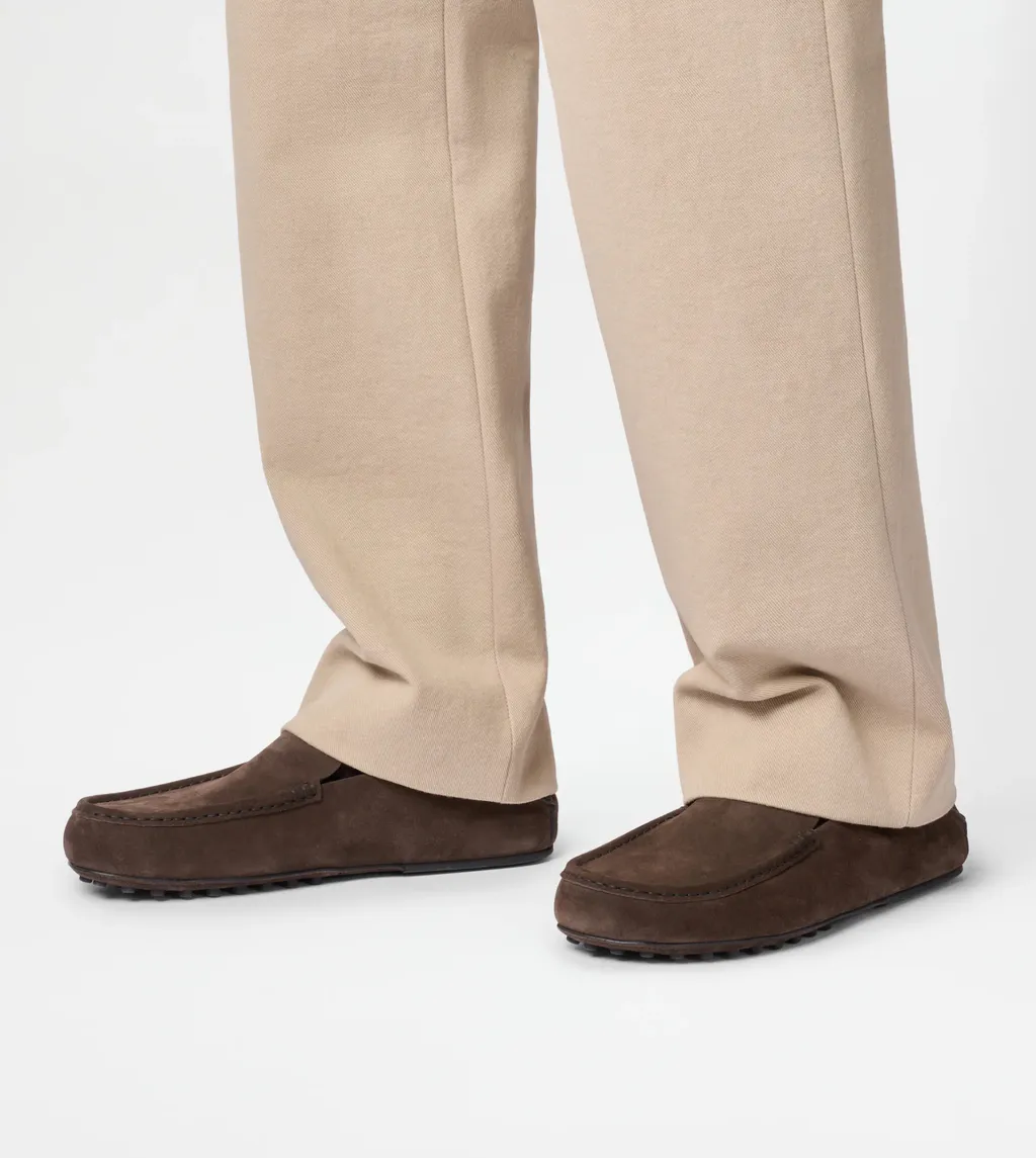 Suede Loafers