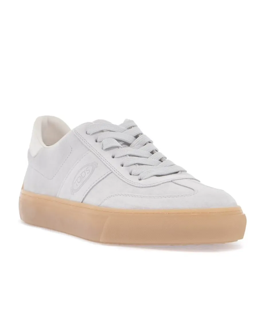 Round-Toe Lace-Up Sneakers