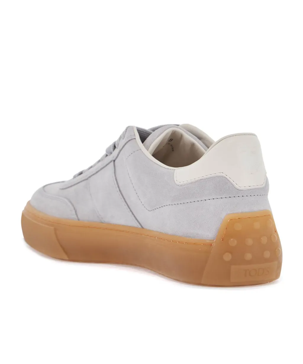 Round-Toe Lace-Up Sneakers