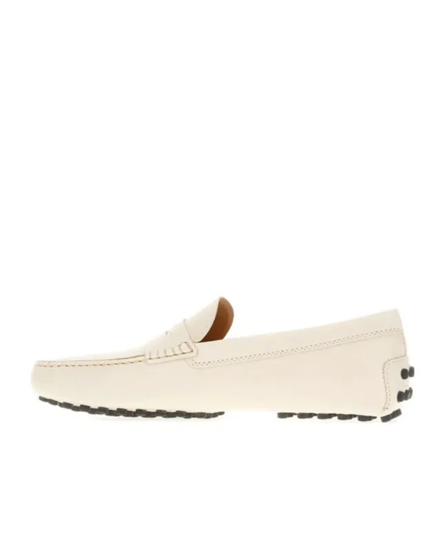 Logo Embossed Penny Loafers
