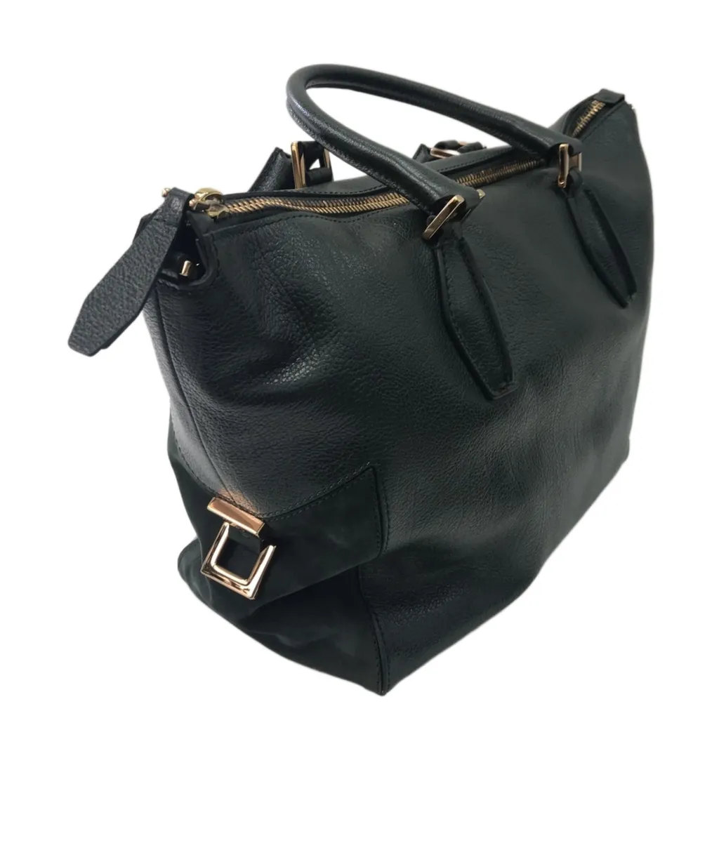 Zippered Shoulder Bag