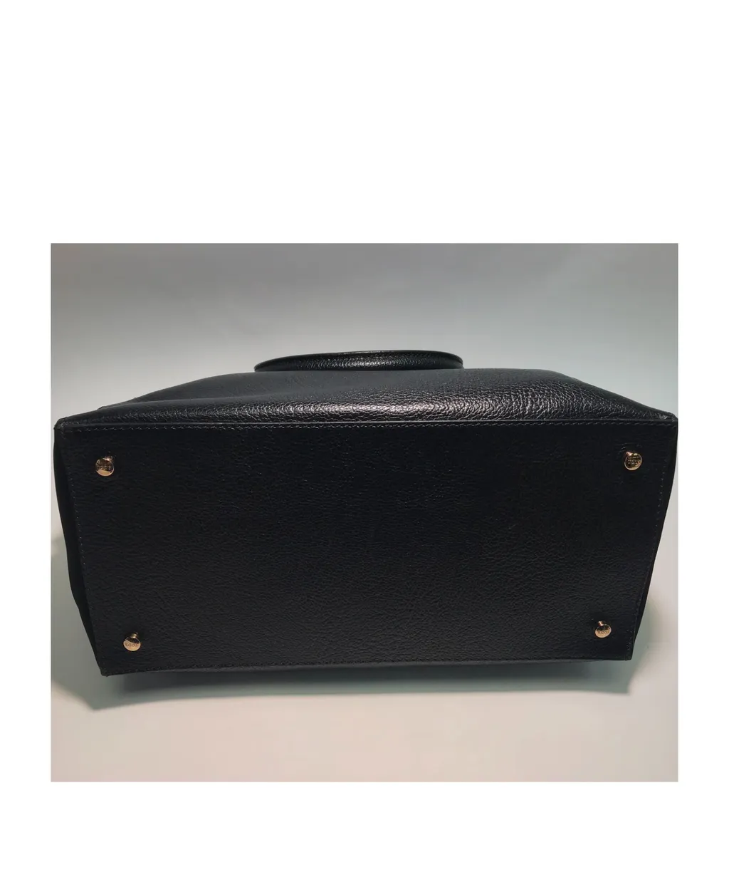 Zippered Shoulder Bag