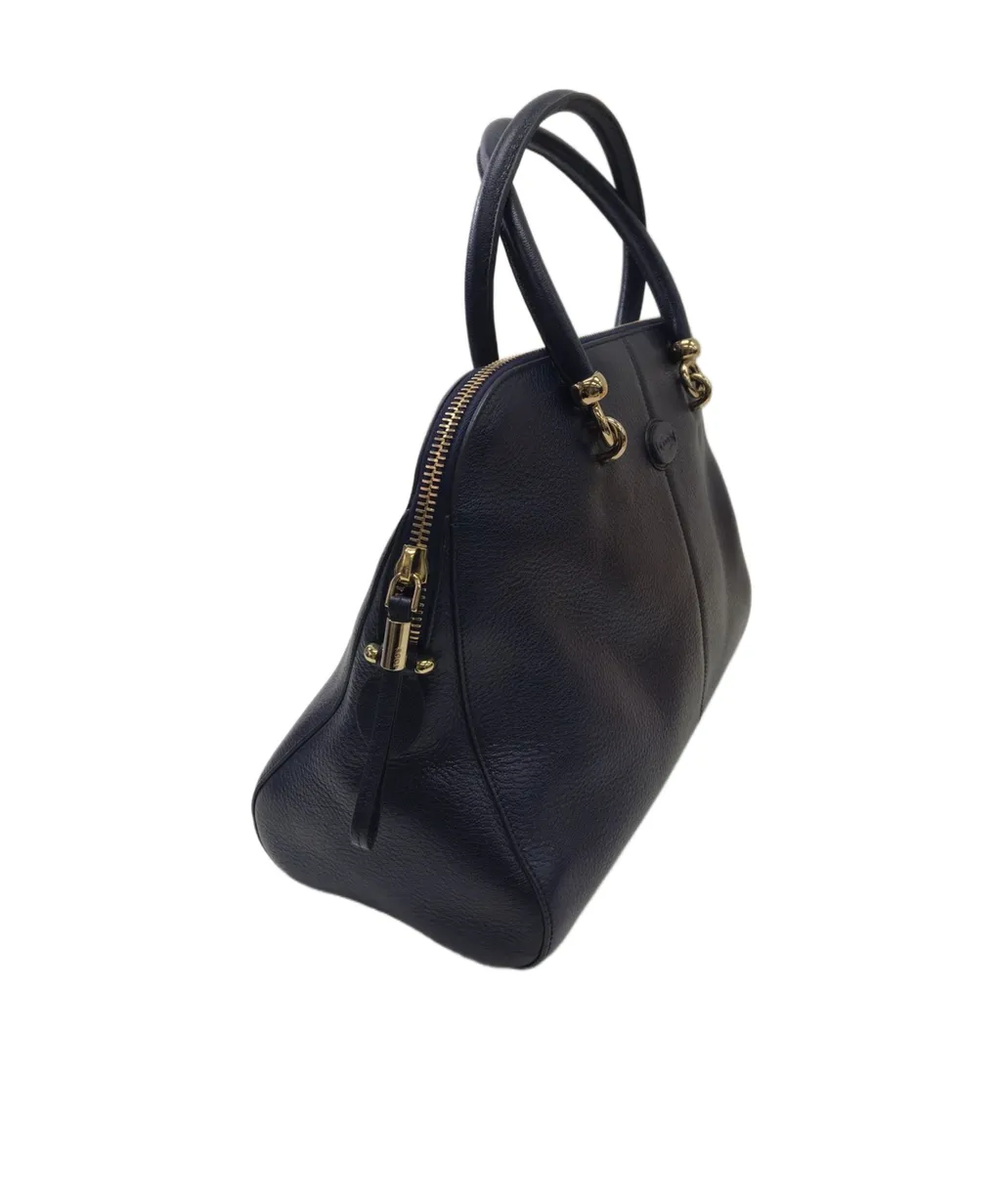 Zippered Shoulder Bag