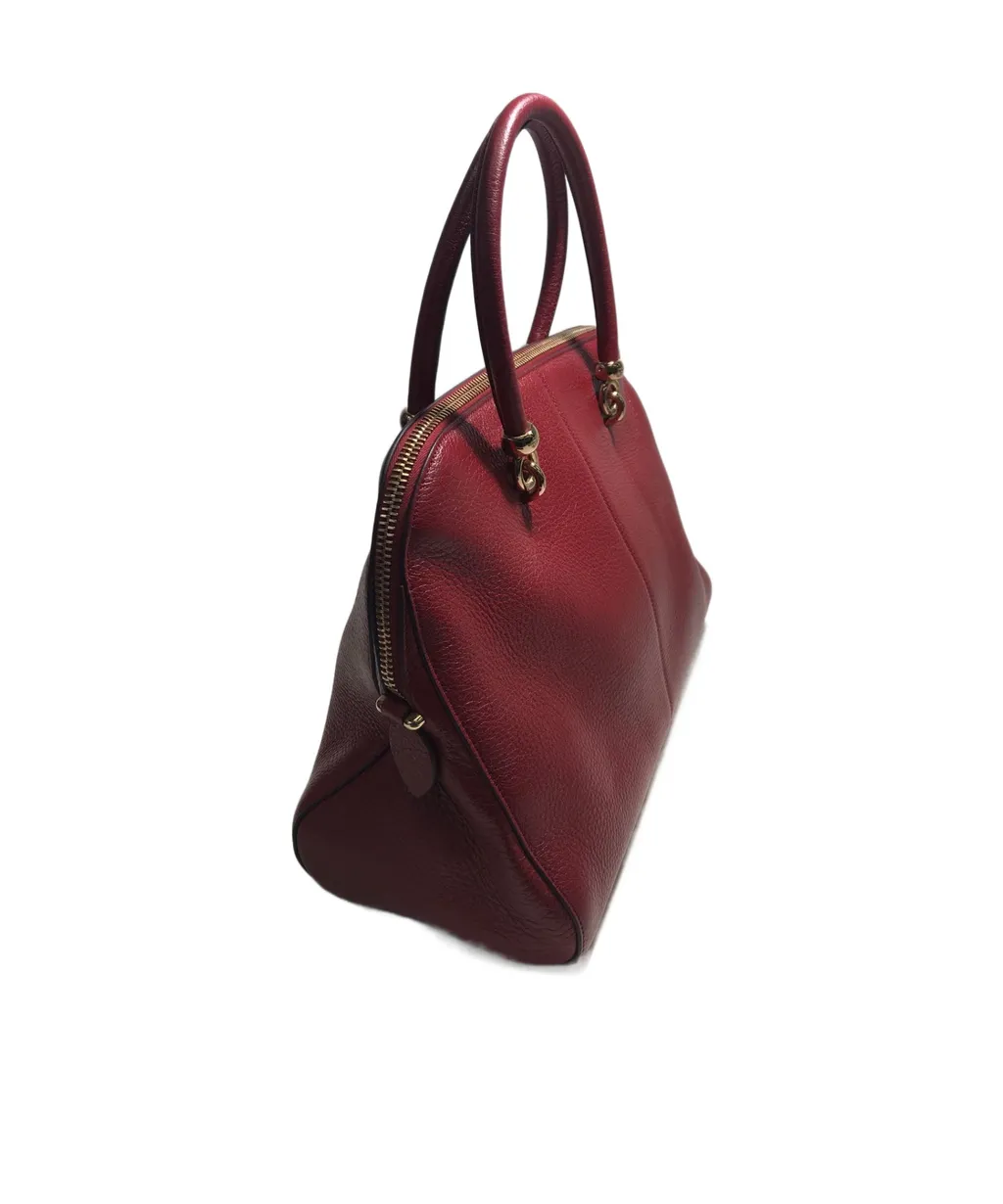 Zippered Shoulder Bag