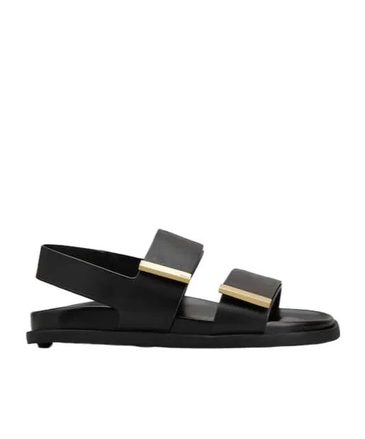 Logo Engraved Slip-On Sandals