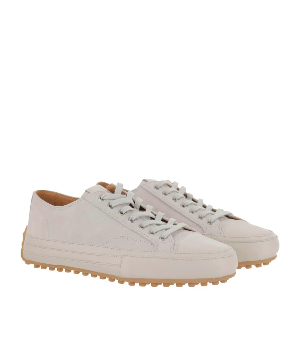 Logo Embossed Lace-Up Sneakers