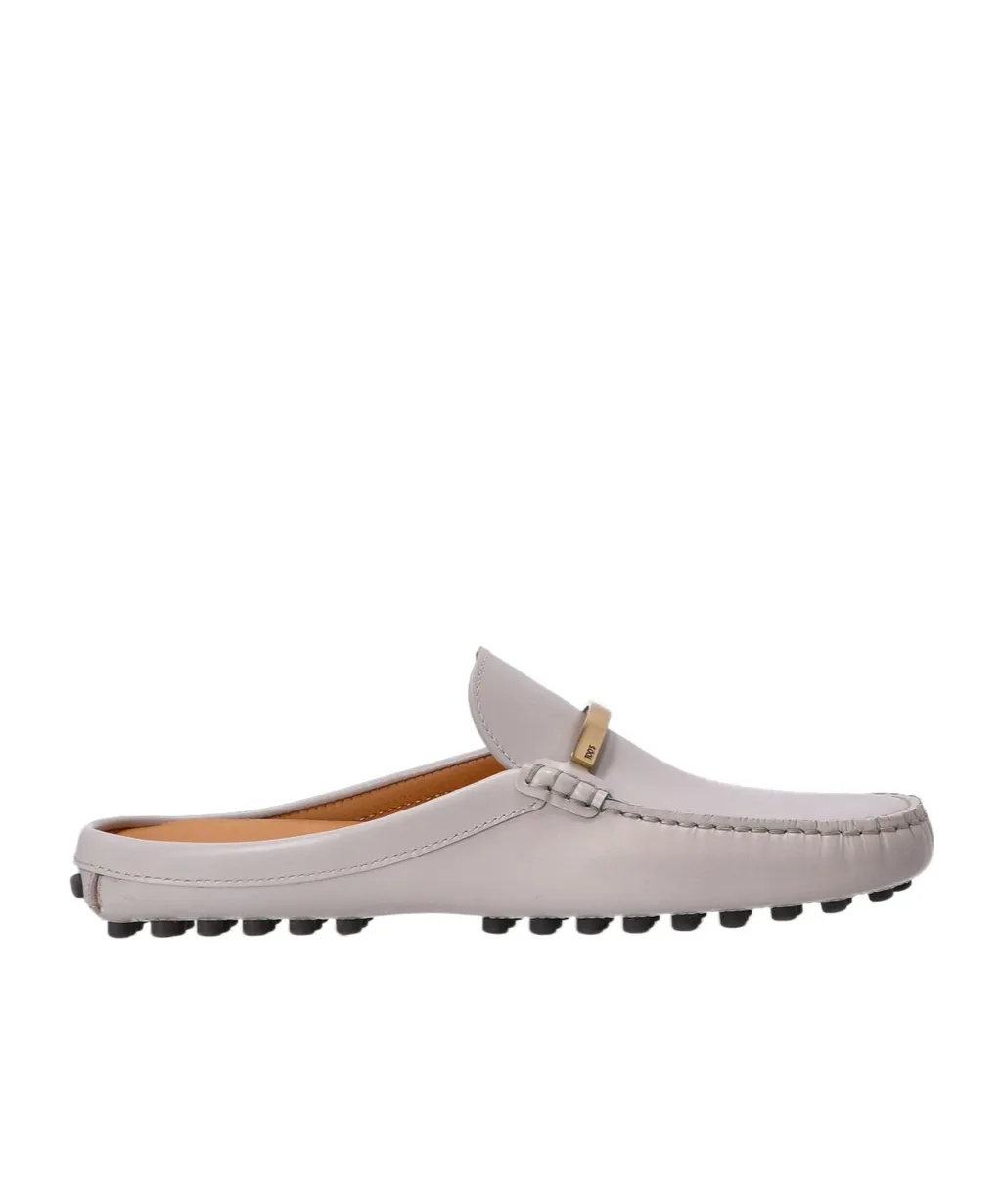 Logo Engraved Slip-On Mules