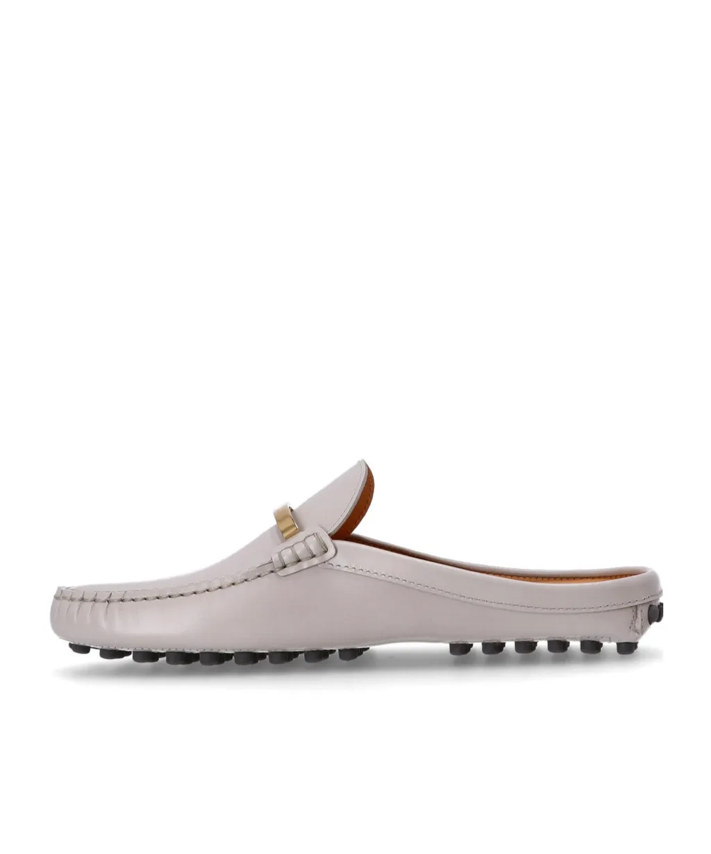 Logo Engraved Slip-On Mules