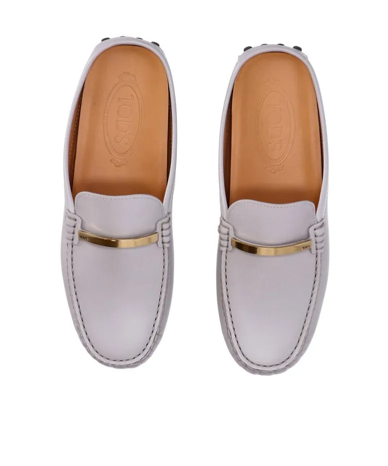 Logo Engraved Slip-On Mules