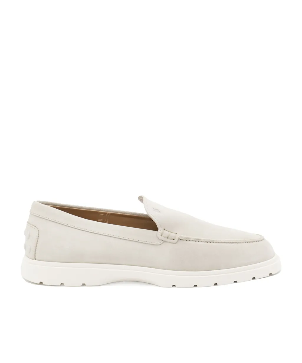 Logo Embossed Slip-On Loafers