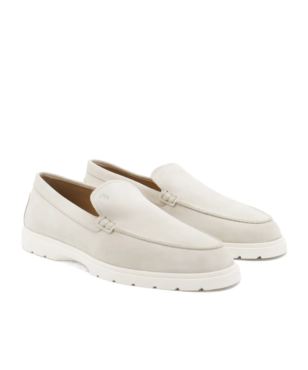 Logo Embossed Slip-On Loafers