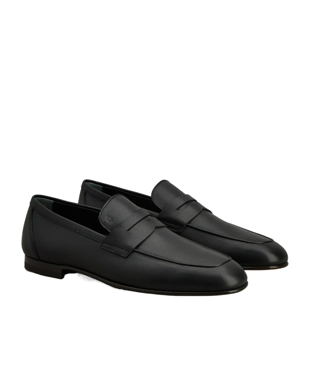 Round Toe Slip-On Loafers