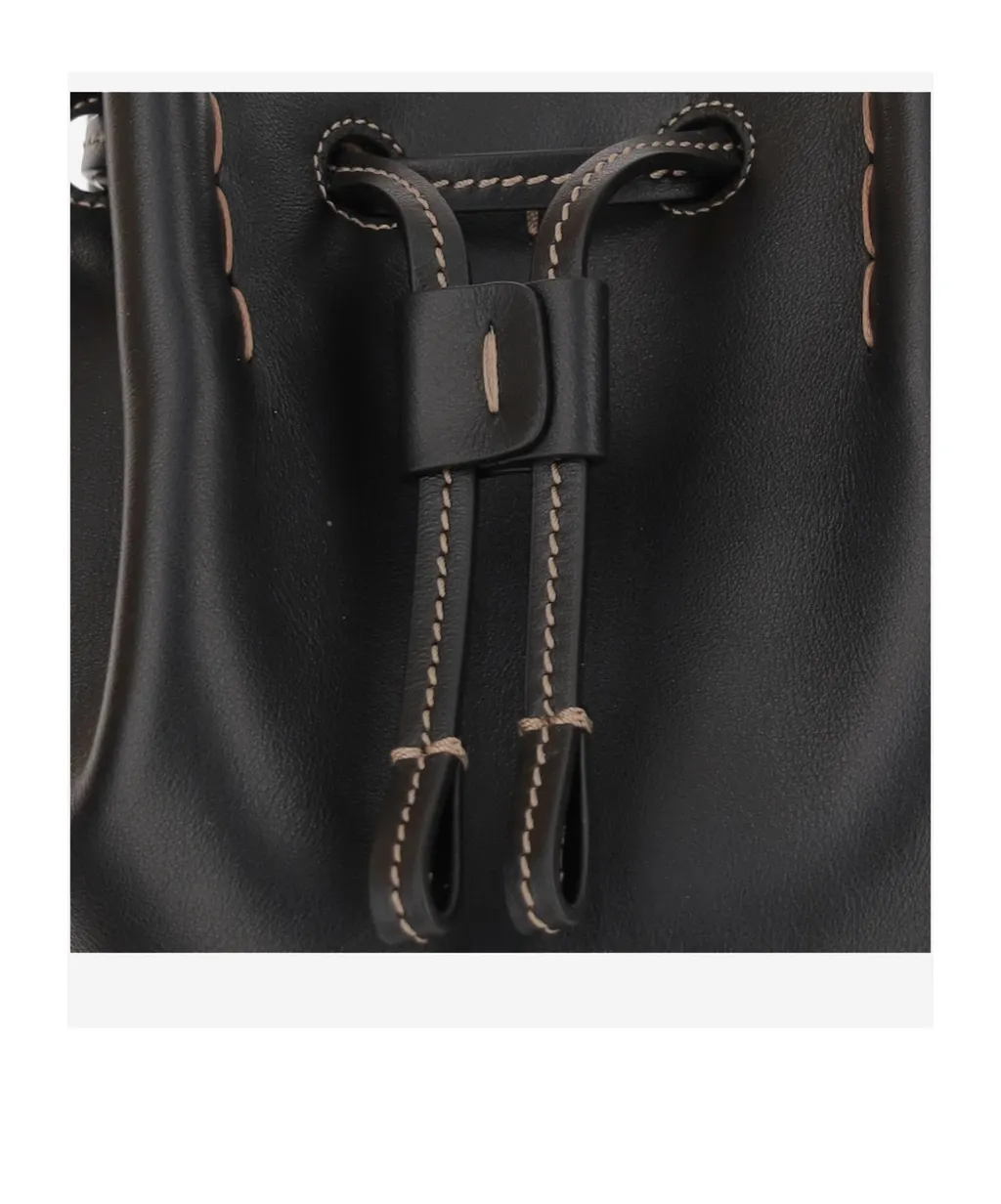 Buz Drawstring Mini Bucket Bag