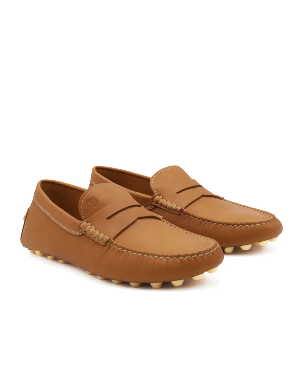 Logo Debossed Slip-On Loafers