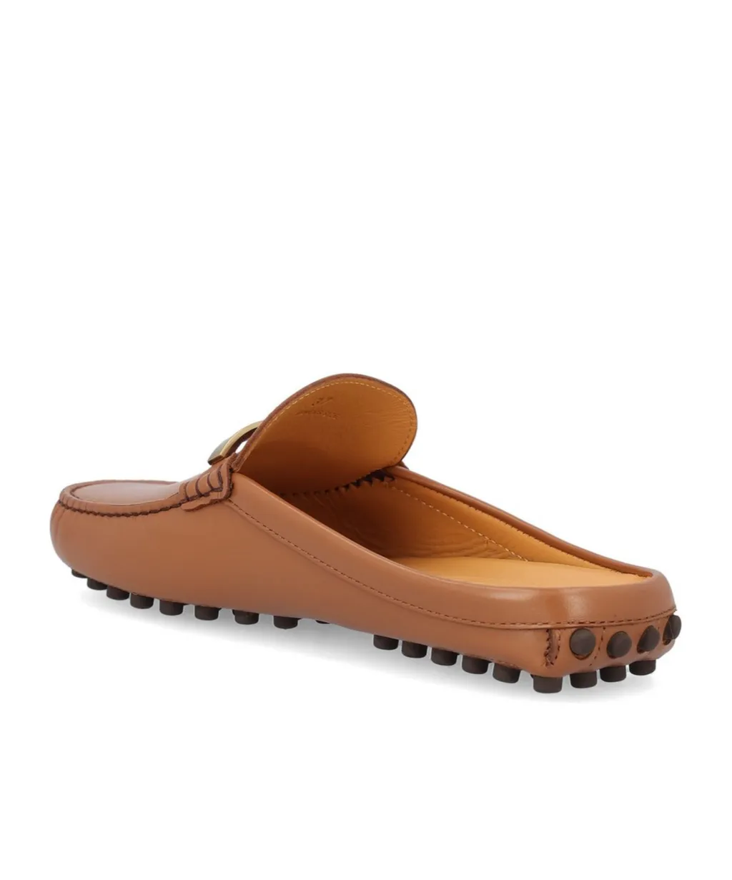 Logo Engraved Slip-On Sandals