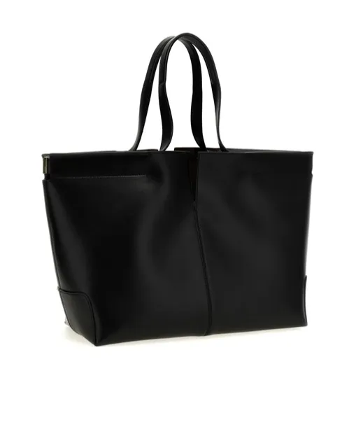 Logo Debossed Medium Tote Bag