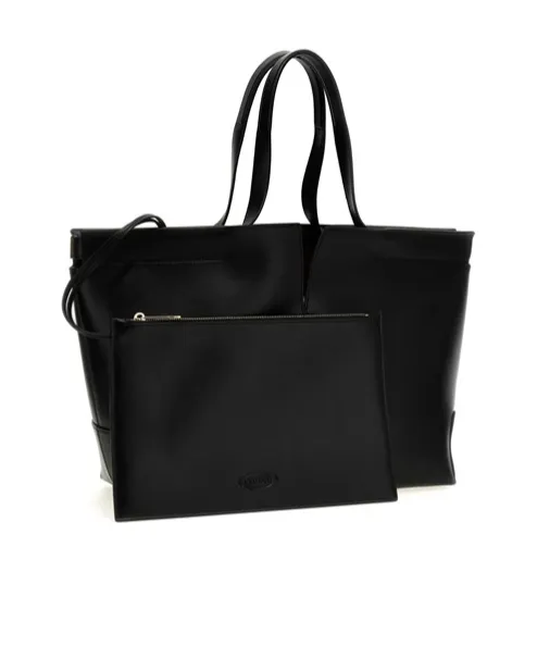 Logo Debossed Medium Tote Bag