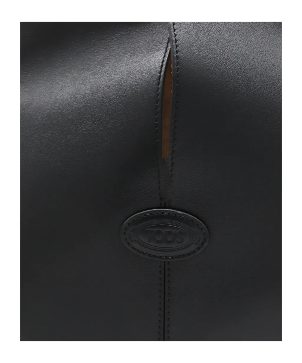 Slit-Detailed Top Handle Bag